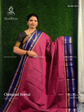 Chettinad Cotton Korvai Peacock Chakra Magenta Blue