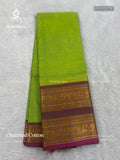 Chettinad Cotton Plain Peacock Elephant Parrot Green Onion Pink