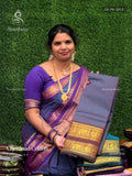 Chettinad Cotton Plain Peacock Elephant Peacock Green Brown