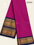 Chettinad Cotton Plain Peacock Elephant Dark Violet Navy Blue