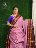 Chettinad Cotton Plain Chakra Onion Pink Maroon