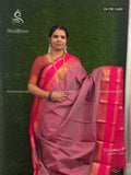 Chettinad Cotton Plain Peacock Chakra Onion Pink Pink