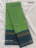 Chettinad Cotton Plain Peacock Chakra Elachi Green Peacock Blue