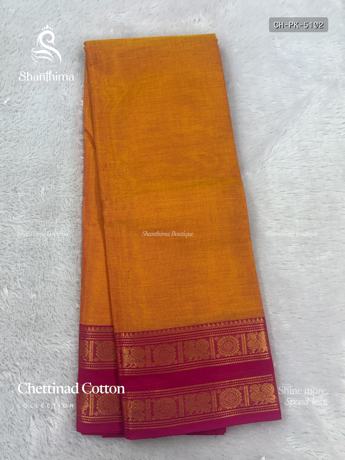 Chettinad Cotton Plain Peacock Chakra Dual Shade Yellow Pink