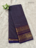 Chettinad Cotton Plain Peacock Purple Violet
