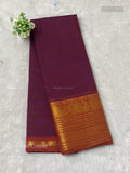 Chettinad Cotton Plain Peacock Motif Chakra Peacock Motif Magenta Orange