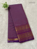 Chettinad Cotton Plain Peacock Stripes Onion Pink Magenta