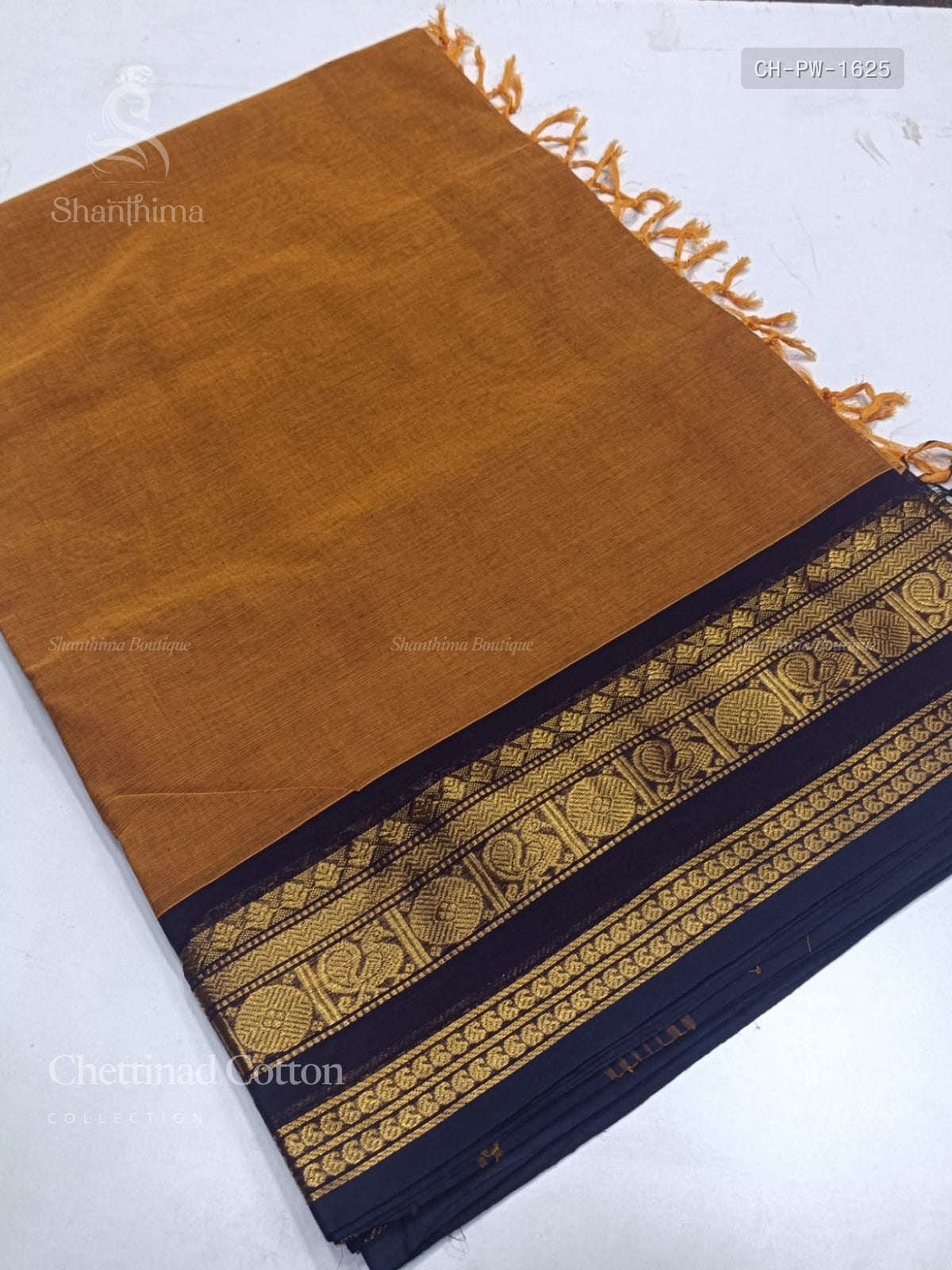 Chettinad Cotton Plain Mango Peacock Chakra Mustard Navy Blue