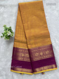 Chettinad Cotton Plain Mango Peacock Chakra Vibrant Yellow Rose