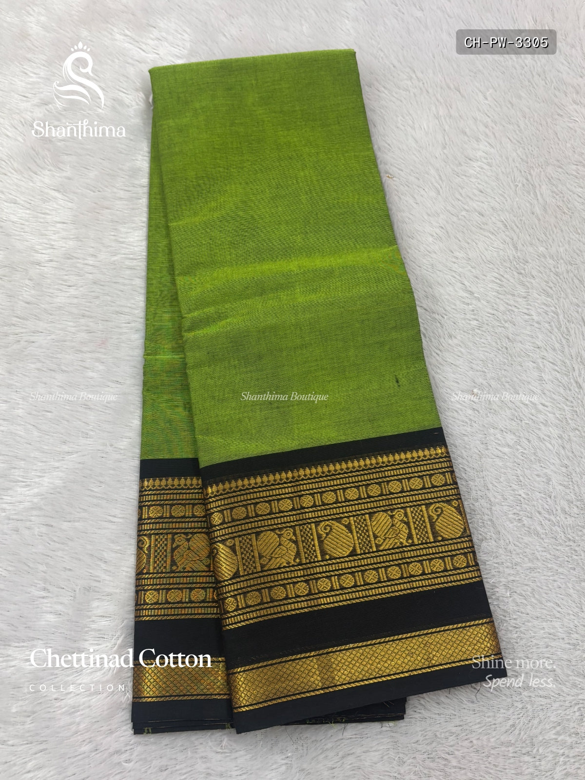 Chettinad Cotton Plain Mango Peacock Chakra Elachi Green Black