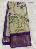 Dola Silk Flowers Diamond Stone Sea Green Violet