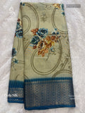 Dola Silk Flowers Diamond Stone Light Gray Blue