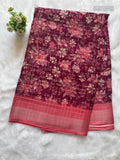 Dola Silk Flowers Plain Border Wine Peach