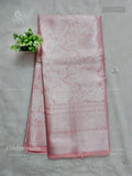 Celebrity Saree Flowers Chakra Dual Shade Pink Silver