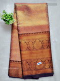 Celebrity Saree Flowers Diamond Stone Lavender Dark Violet