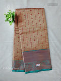 Celebrity Saree Vertical Stripes Stripes Dual Shade gray Peacock Green