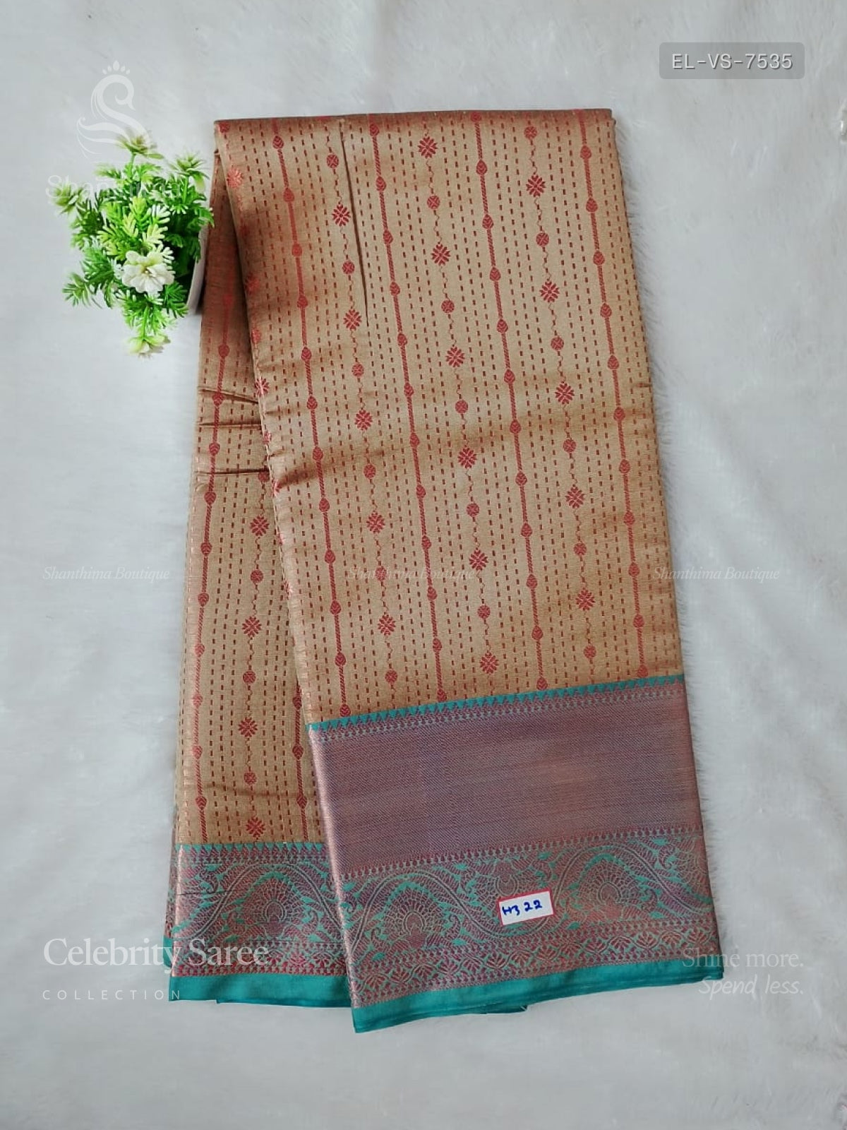 Celebrity Saree Vertical Stripes Stripes Dual Shade gray Peacock Green