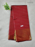 Celebrity Sridevi Flowers Peacock Flower Maroon Gold