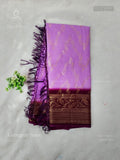 Georgette Flowers Flower Lavender Magenta