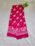 Georgette Peacock Peacock Flower Pink Pink