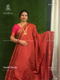 Arani Checks Checks Chakra Red Gold