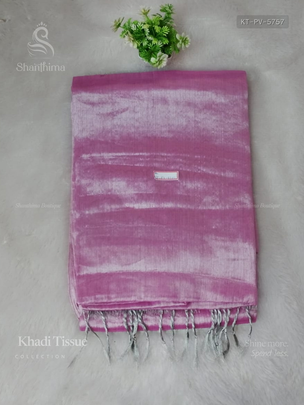 Raga Tissue Plain Plain Border Baby Pink Baby Pink
