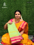 Soft Silk Buttas Chakra Dual Shade Green Pink