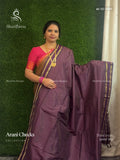 Arani Checks Checks Chakra Dark Violet Gold