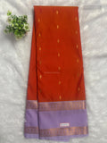 Kanchi Silk Flowers Mango Peach Lavender