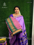 Kalyani Cotton Buttas Peacock Onion Pink Dark Green