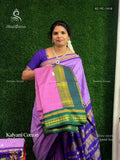 Kalyani Cotton Plain Chakra Onion Pink Green