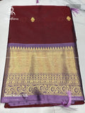 Semi Katan Silk Flowers Flower Brown Lavender