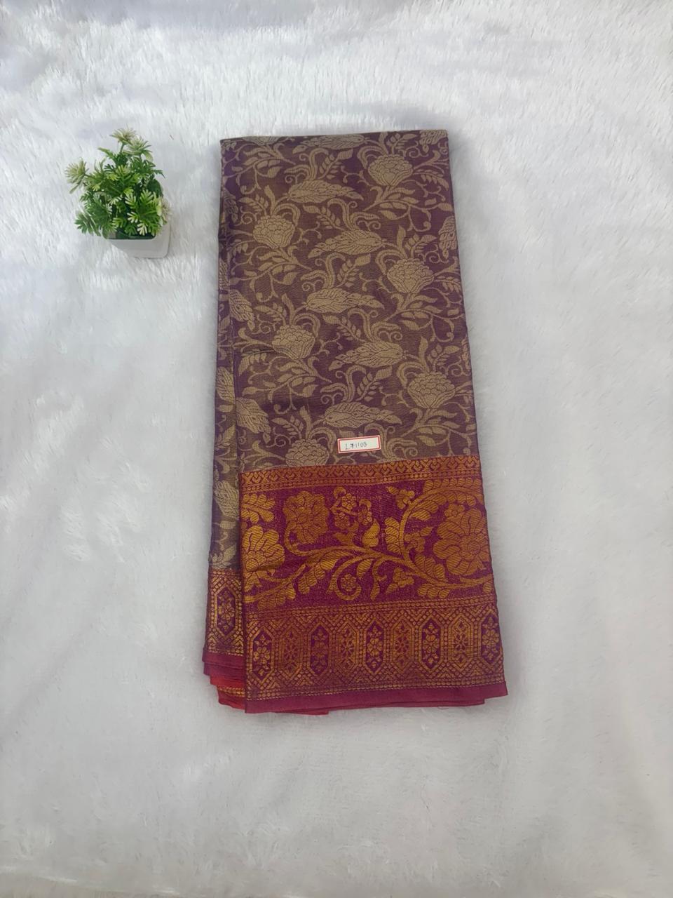 1gm Gold Flower Lavender & Pink