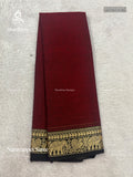 Narayanpet  Plain Peacock Elephant Maroon Black