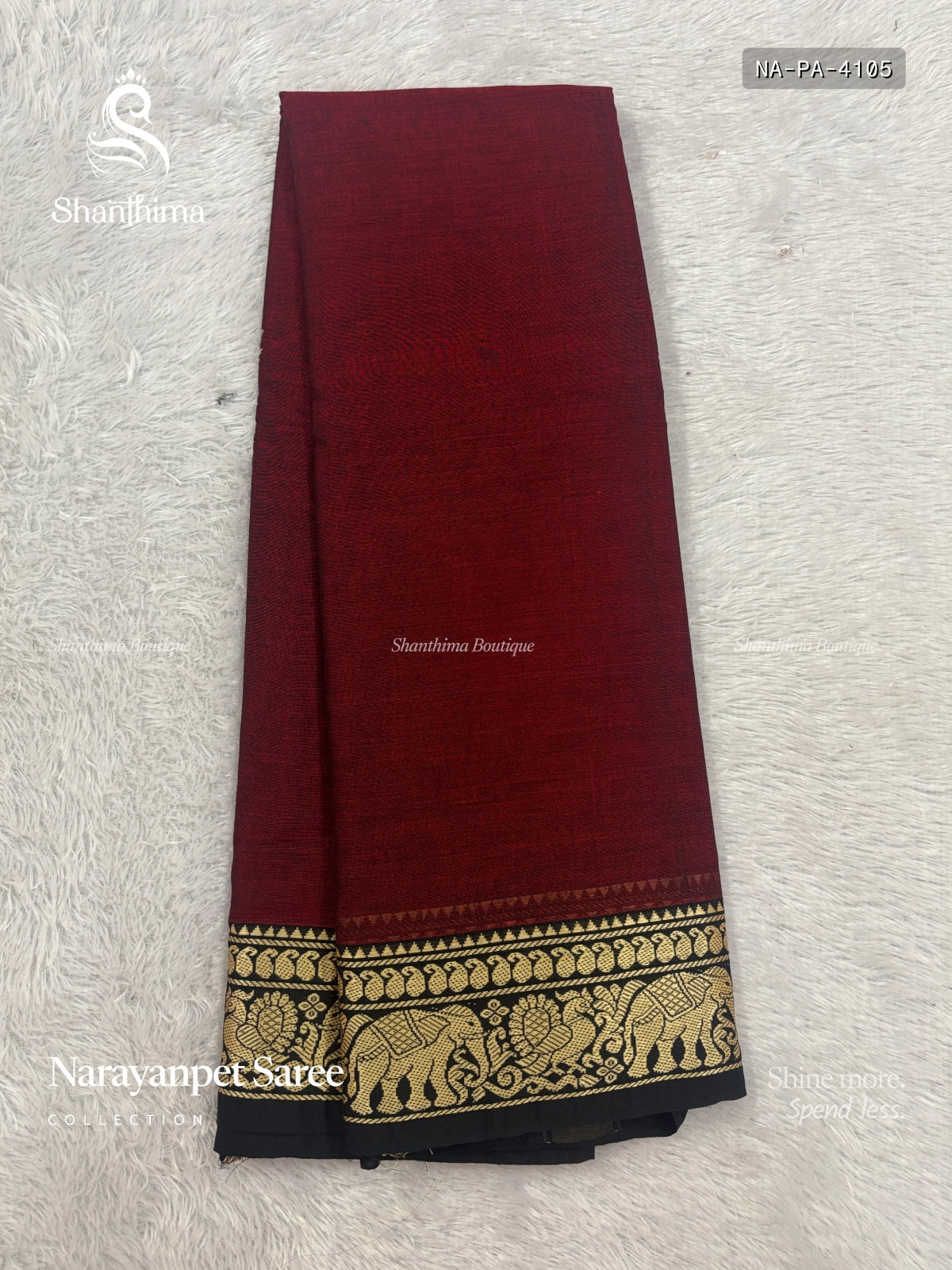 Narayanpet  Plain Peacock Elephant Maroon Black