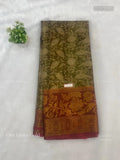 One Gram Gold Flowers Flower Olive Green Maroon