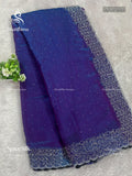 Space Silk Stones Diamond Stone Peacock Dual Shade Blue Dual Shade Blue