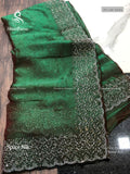 Space Silk Stones Diamond Stone Peacock Dark Green Dark Green