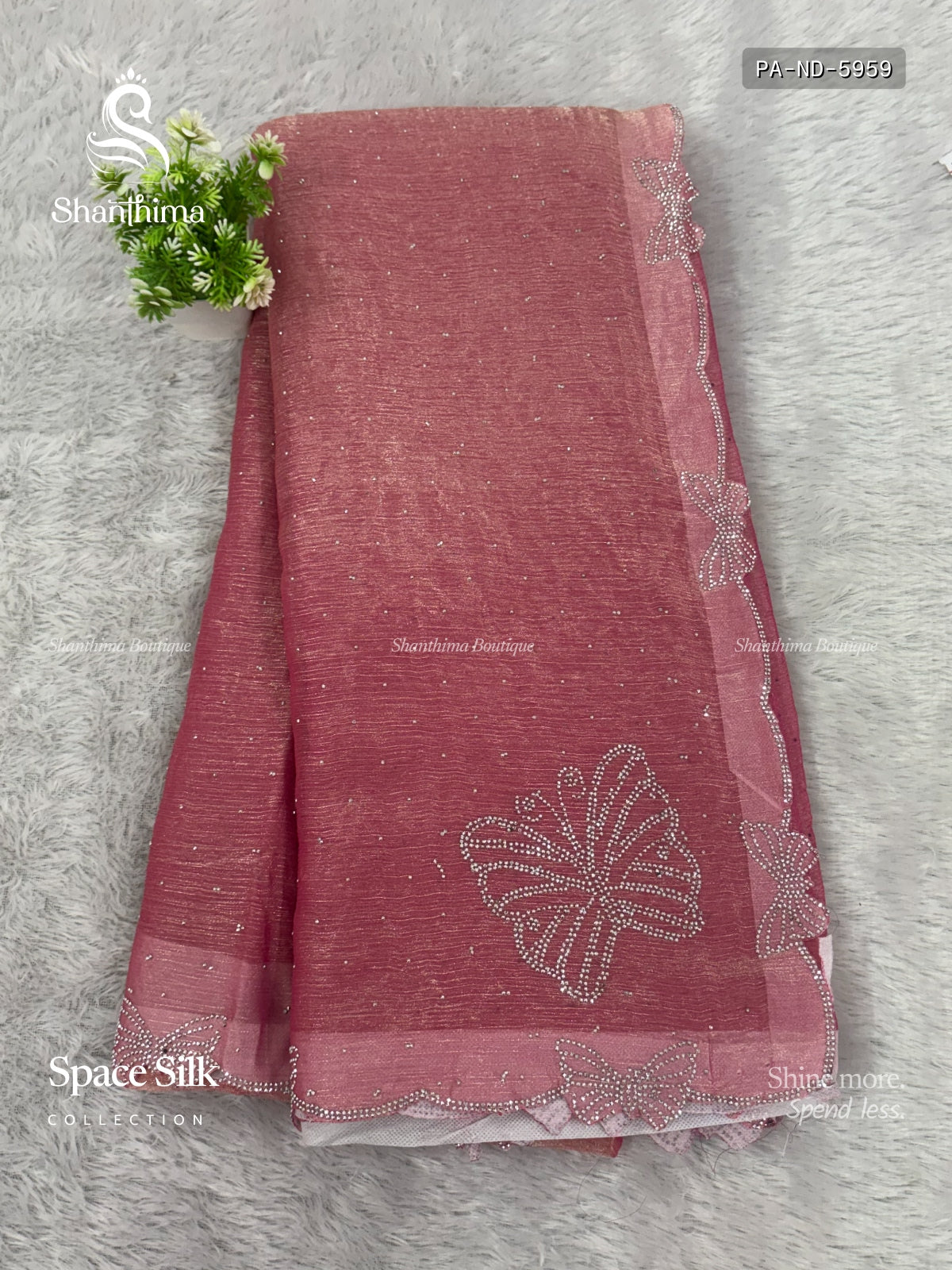Space Silk Stones Diamond Stone Peacock Dual Shade Pink Dual Shade Pink