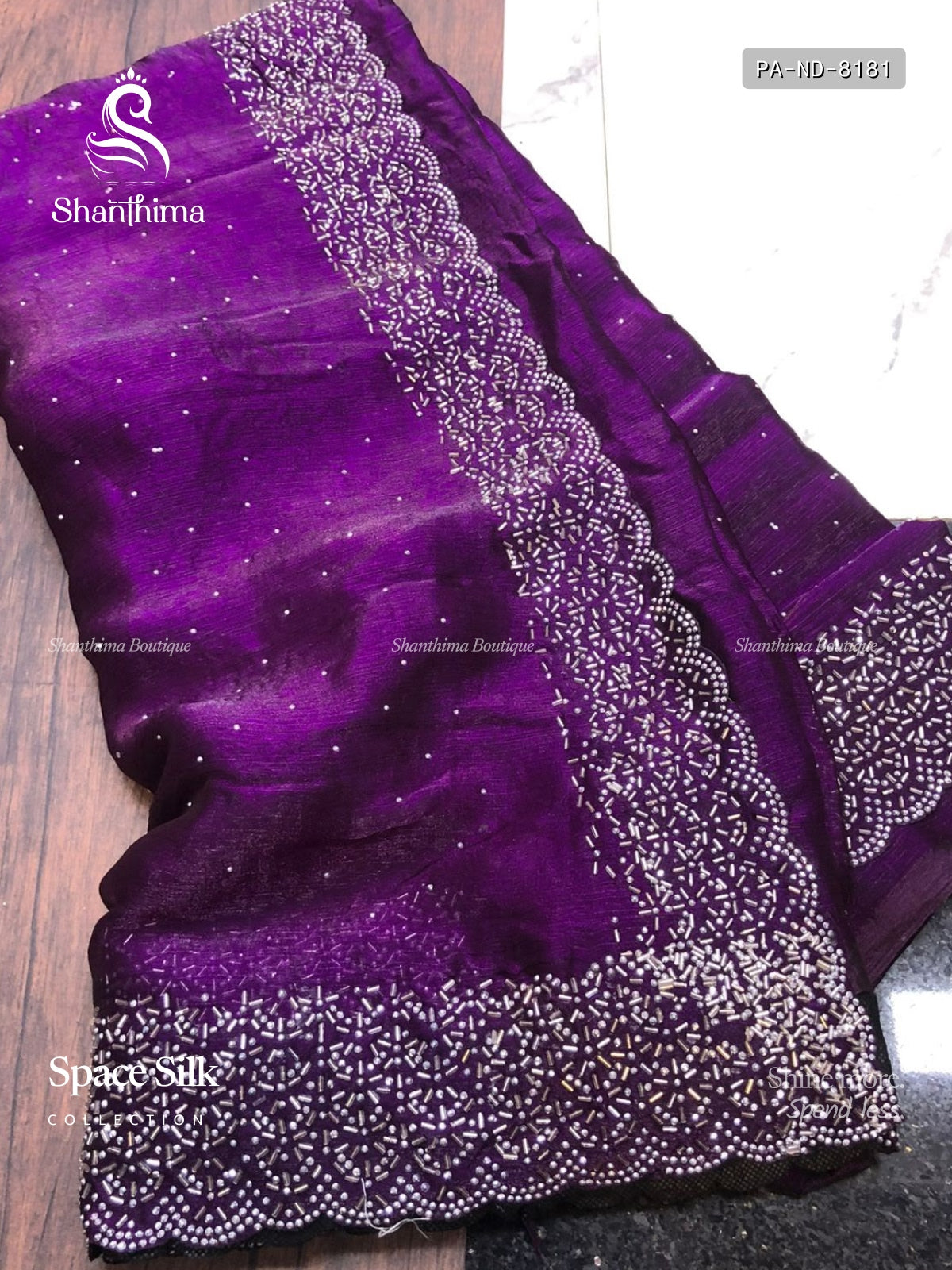 Space Silk Stones Diamond Stone Peacock Purple Purple