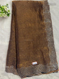 Space Silk Stones Flower Copper Color Copper Color