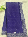 Space Silk Stones Flower Purple Purple
