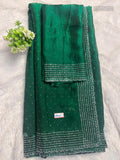 Space Silk Stones Stripes Green Green