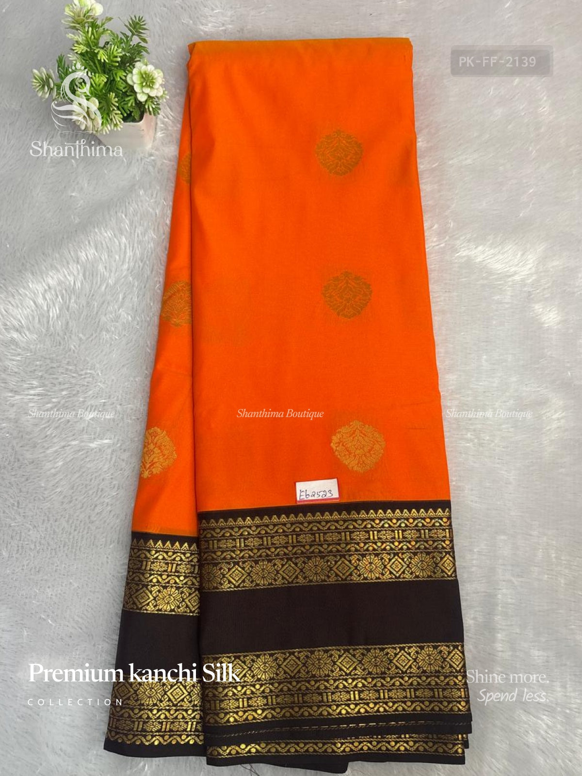 Premium Kanchi Flowers Flower Vibrant Orange Dark Brown