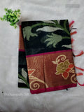 Pochampally Silk Flowers Flower Black Rose