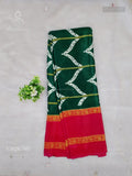 Crepe Silk Mango Mango Leaf Green Pink