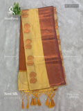 Semi Silk Mango Flower  Sandal Peach
