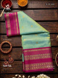 Soft Silk Buttas Chakra Pastel Green Pink