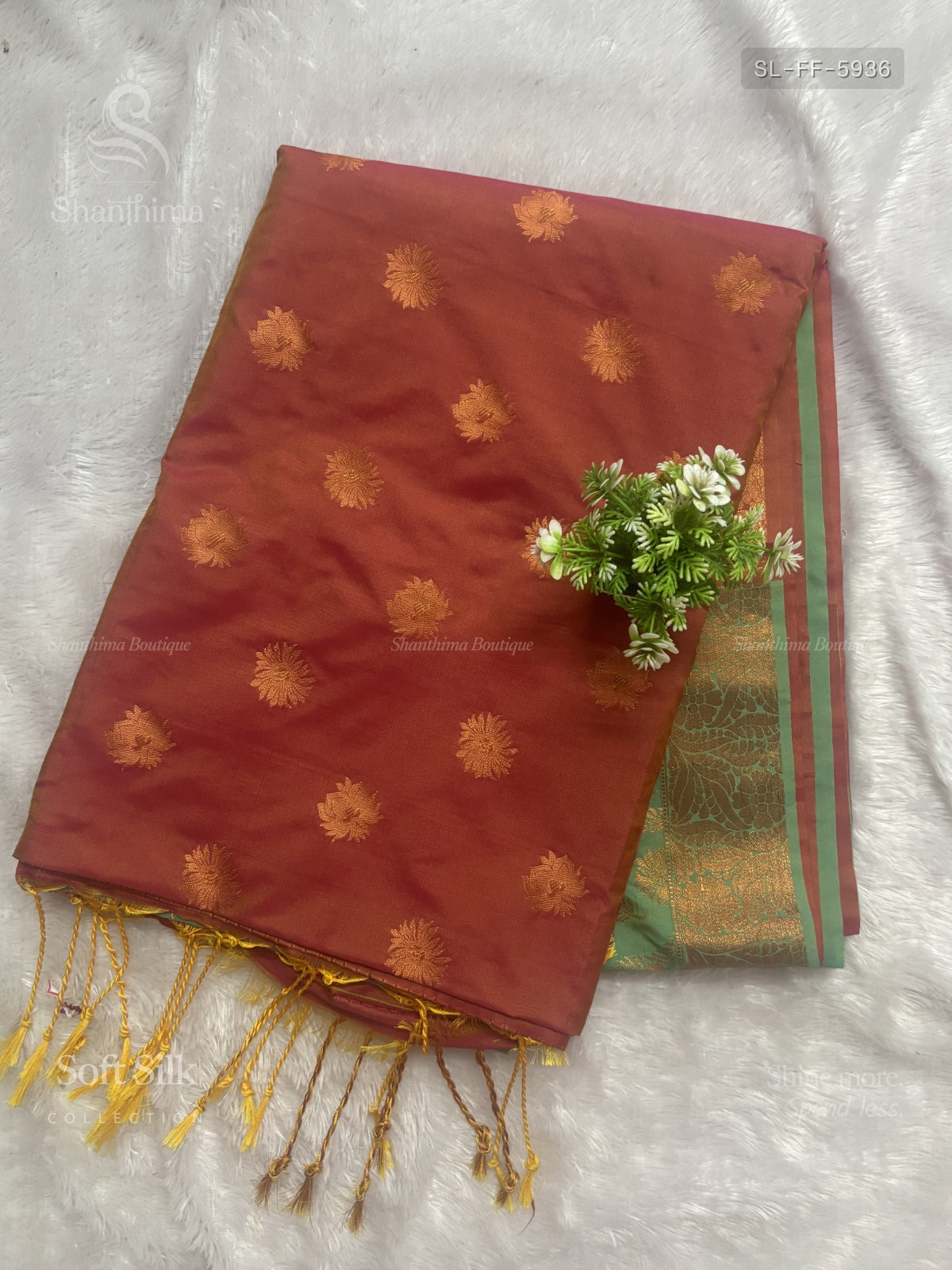 Soft Silk Flowers Flower Dual Shade Pink Dual Shade Green