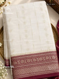 Warm Silk Flowers Flower White Maroon